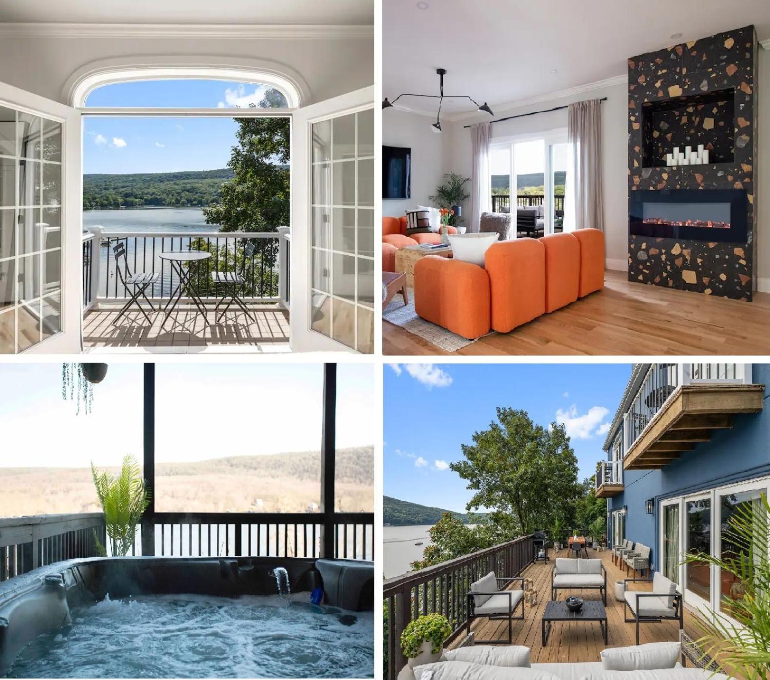 Lakeview House - Hot Tub - Firepit - Stunning Views - Spacious Deck - Cozy Living Room - Bar Greenwood Lake المظهر الخارجي الصورة